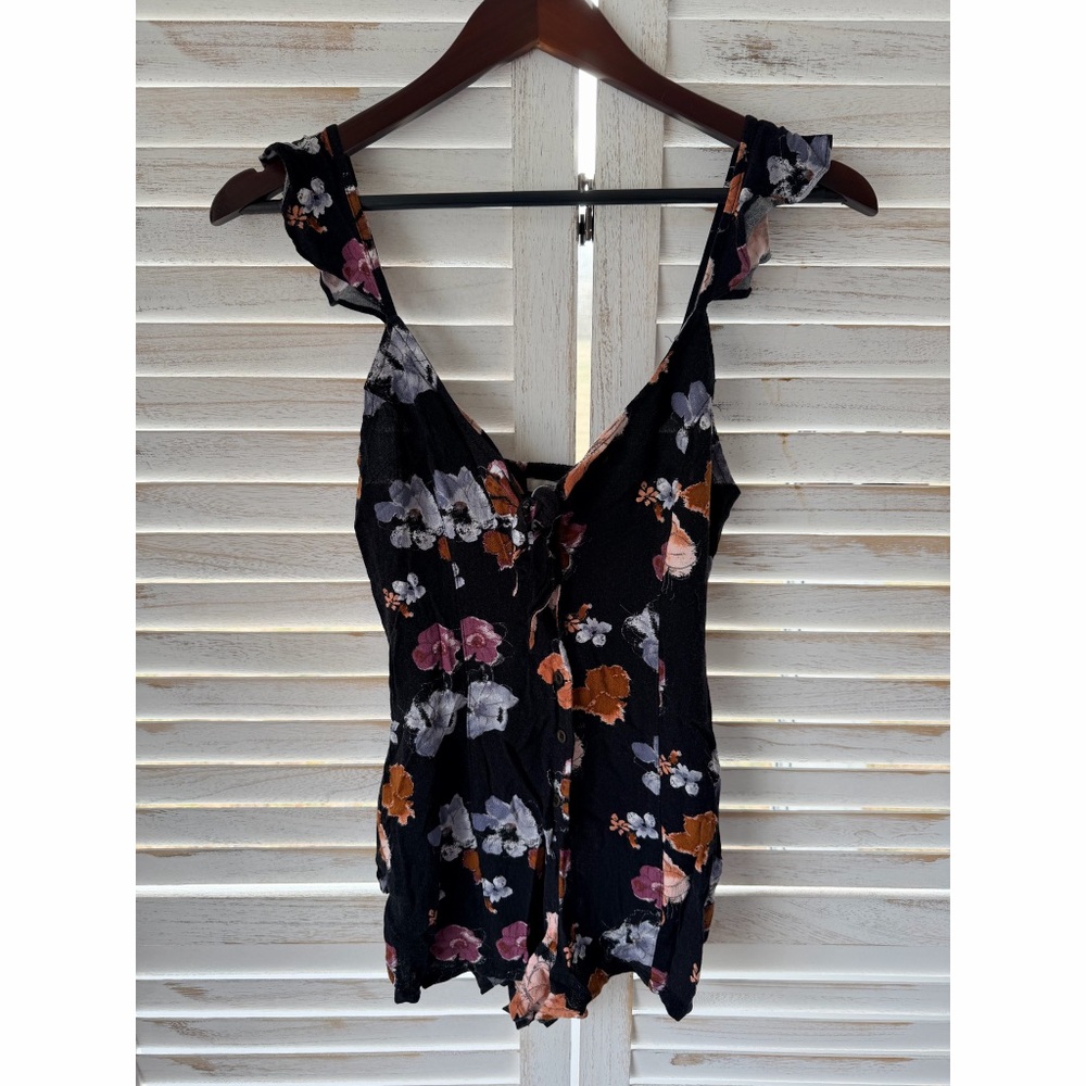 Forever 21 | Floral Ruffle Strap Jumpsuit